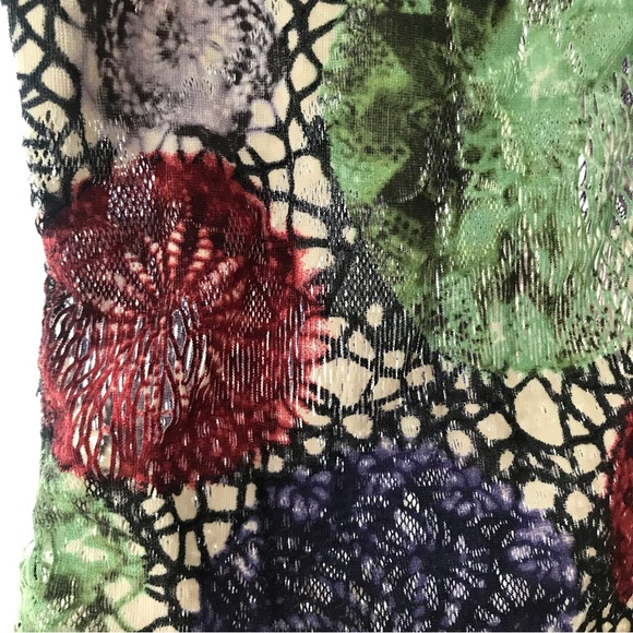 Jean Paul Gaultier Maille 90s vintage crochet sheer tattoo mesh top and skirt - Picture 7 of 9